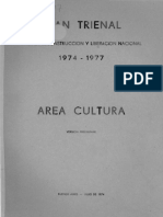 Plan Trienal Área Cultura