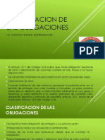 Clasificacion de Las Obligaciones