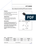 STT13005D: High Voltage Fast-Switching NPN Power Transistor