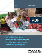 La Réduction Des Risques de Catastrophe Menée Par Les Jeunes: Guide Du Plaidoyer