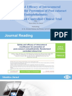 Journal Reading Safety and Efficacy Intracameral Moxifloxacin Randomized Controlled Trial