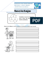 Ficha de Que Es El Reciclaje para Primaria