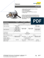 Data Sheet For Angle Sensors: Optical Encoders Series MHL40