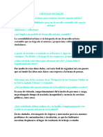 La Sostenibilidad Urbana Es La Búsqueda de Un Desarrollo Urbano Sostenible Que No Degrade El Entorno y Proporcione Calidad de Vida A Los Ciudadanos