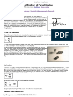 L'amplification Et L'amplificateur