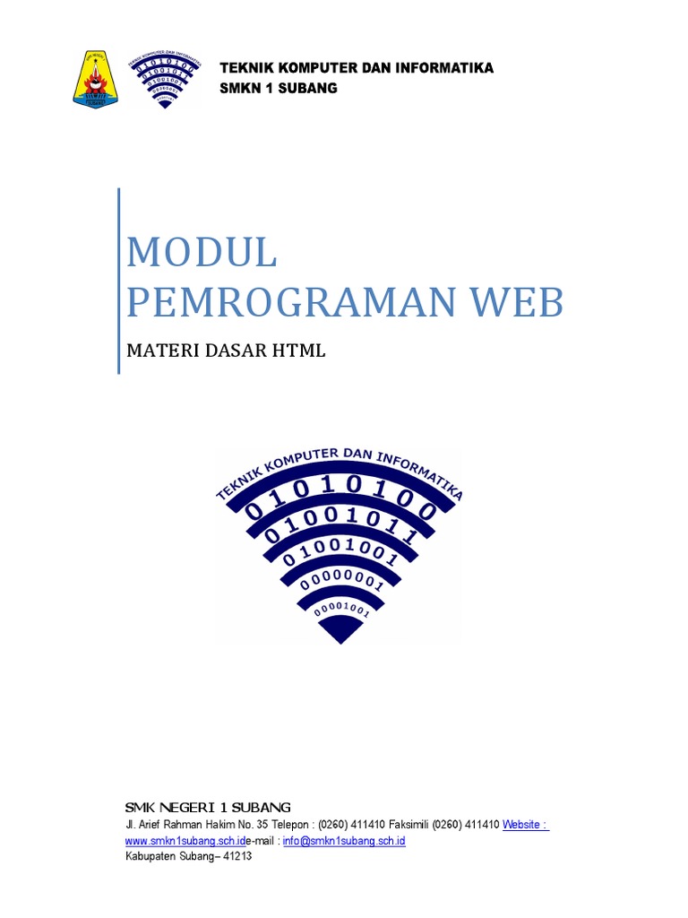 Dasar Pemrograman Web dengan HTML | PDF | Seni | Komputer