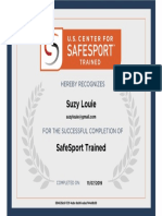 Safesport Trained