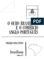 o Ouro Brasileiro e o Comercio Anglo Portugues