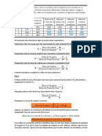 Ejercicios de Relaciones Ponderales - Quimica Aplicada