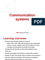 Communicating Signals and Systems