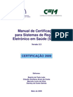 Manual Certificacao SBIS-CFM 2009 v3-3