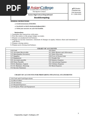 Bookkeeping