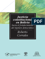 Justicia constitucional en Bolivia: El Tribunal Constitucional y su rol en la consolidación democrática