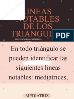 Lineas Notables de Triangulos