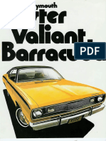 1972 Plymouth Duster Valiant Barracuda