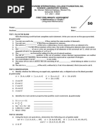 Name: Score: Section: Date:: RC - Al Khwarizmi International College Foundation, Inc. Science Laboratory School