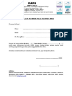 Form Konfirmasi Kehadiran Refreshing Surveior KARS SCR Daring - 2 Okt 2021