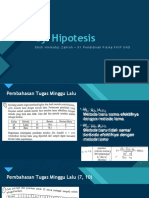 Pertemuan 10 Uji Hipotesis