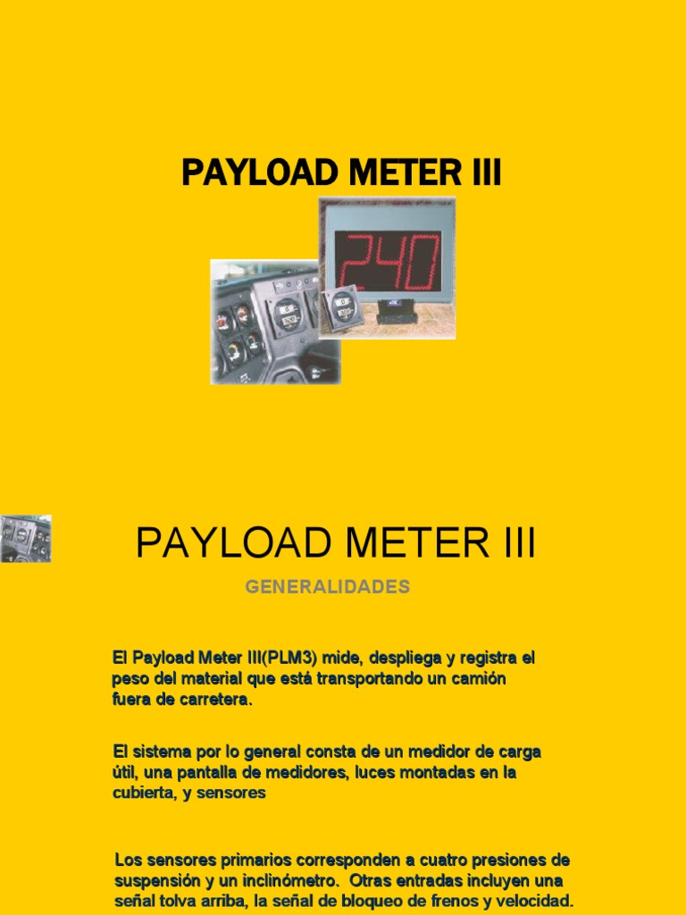 Payload Metter III | PDF | Transporte | Camión