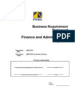 Sample Requirement (BRS)