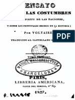 Voltaire - Ensayo Sobre Las Costumbres y El Espíritu de Las Naciones