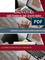 Clasificación de Variables