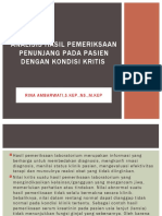 Analisis Hasil Pemeriksaan Penunjang Pada Pasien Dengan Kondisi