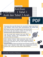 Masalah Distribusi Frekuensi 1 Tabel 1 Arah Dan Tabel 2 Arah Kelompok 1 Intan Dan Elin