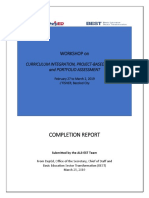 Completion Report ALS-EST Workshop