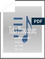 Teks Procedure