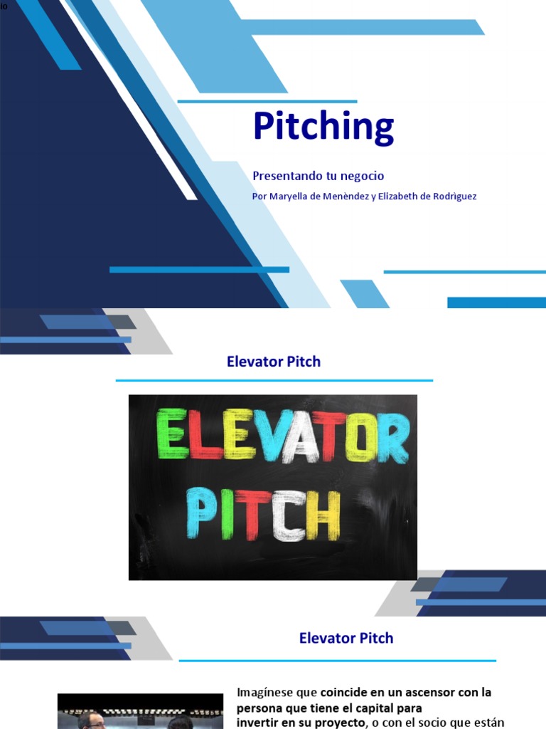 Pitch y Rocket Pitch | PDF | Marketing | Mercado (economía)