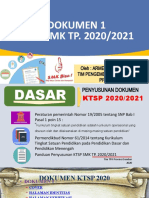 Sosialisasi Sistematika KTSP SMK 2020-2021
