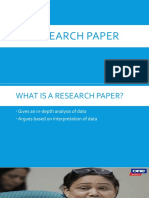 What is a Research Paper