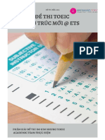 Bộ Đề Thi TOEIC Cấu Trúc Mới 2021