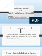 Pendekatan, Metode