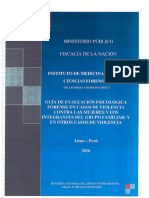 Guía de Evaluación Psicológica Caso de Violencia