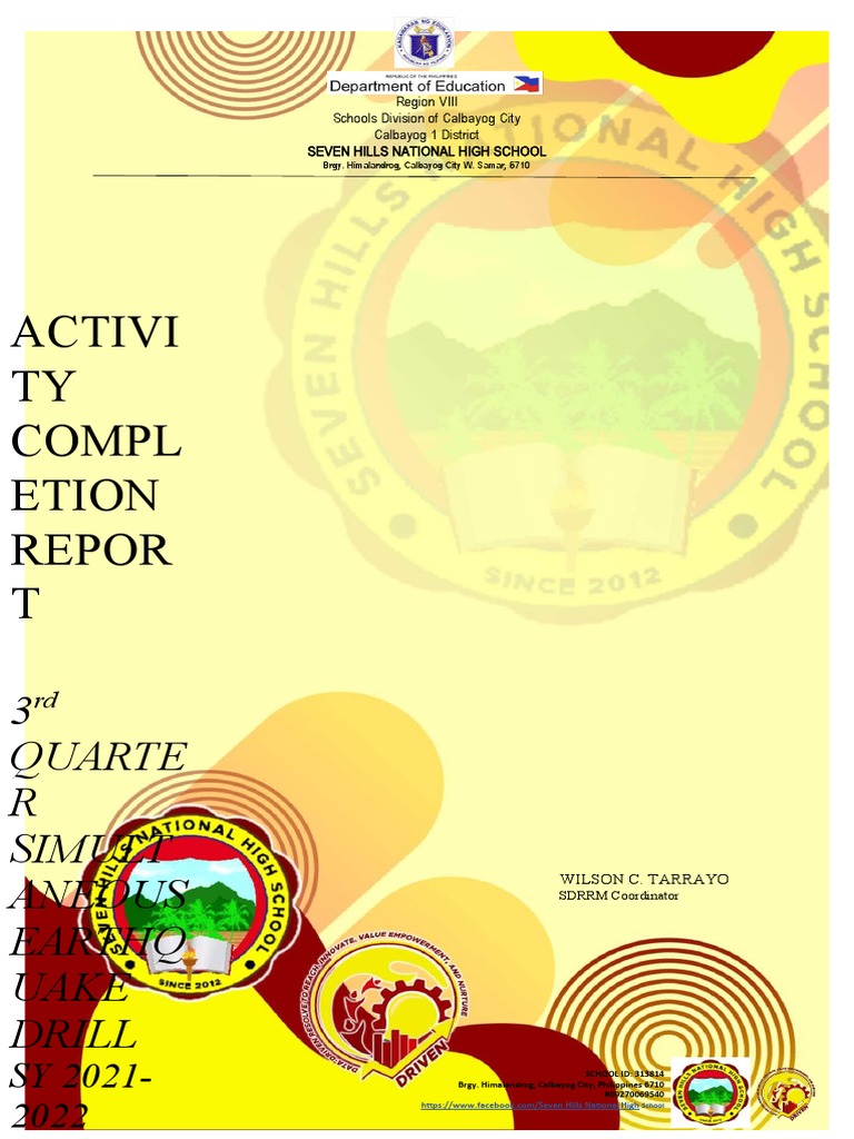 School Disaster Risk Reduction Management Pdf