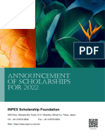 Announcement of Scholarships For 2022-En