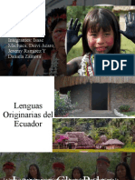 Trabajo Grupal de Las Lenguas Del Ecuador
