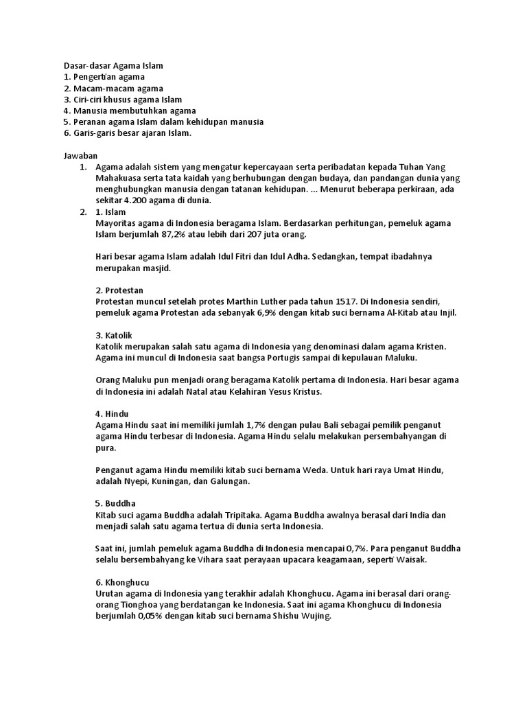Tugas Agama Pdf