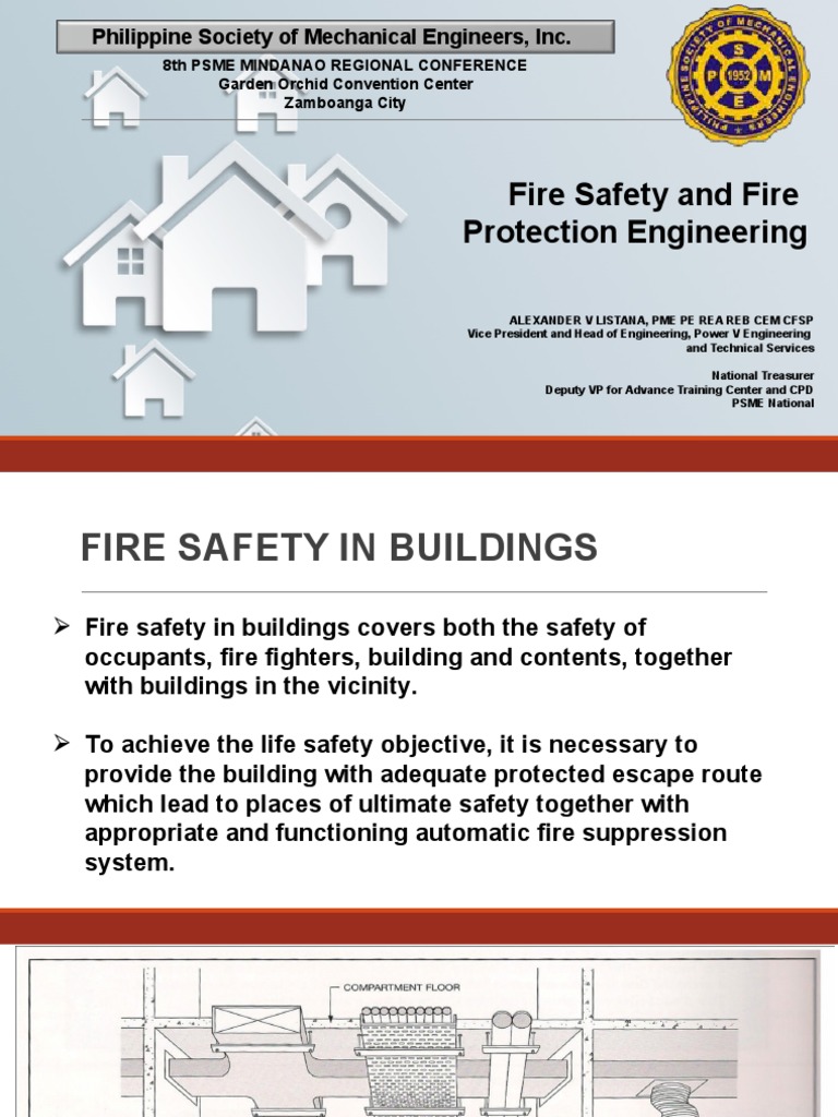 Fire Safety and Fire Protection Engineering Philippine Society of