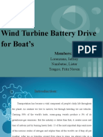 Wind Turbine Battery Drive For Boat's: Members