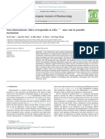 European Journal of Pharmacology: Ye-Zi Sun, Jian-Fei Chen, Li-Min Shen, Ji Zhou, Cui-Fang Wang