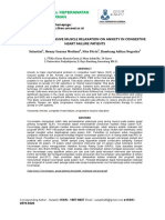 Effect of Progressive Muscle Relaxation On Anxiety in Congestive Heart Failure Patients