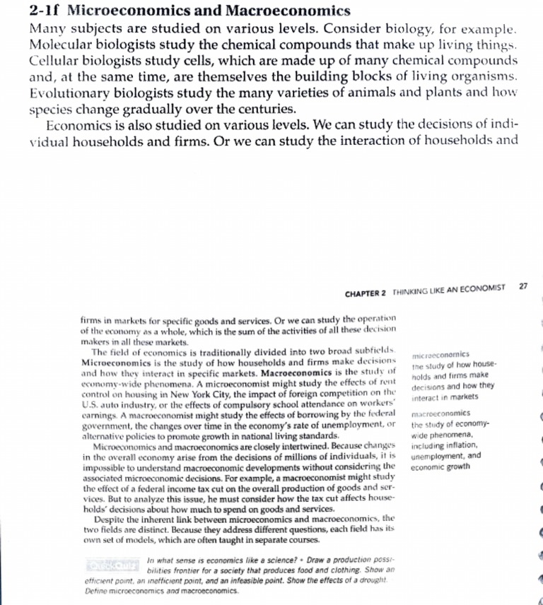 Micro vs Macro Economics Explained | PDF | Macroeconomics | Microeconomics