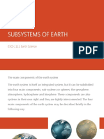 Subsystems of Earth