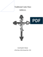 Traditional Latin Mass Missal: Latin-English Ordinary of The Mass of The Roman Rite, 1962