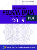 Kecamatan Peukan Bada Dalam Angka 2019