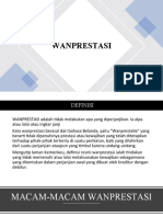 WANPRESTASI DEFINISI