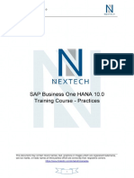 Introduccion SAPB1 SAPB1 HANA 10 Practicas